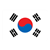 South Korea Flag Color PNG