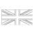United Kingdom Flag Line PNG