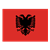 Albania Flag Color PNG