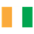 Cote d'Ivoire Flag Color PNG