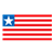 Liberia Flag Color PNG