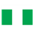 Nigeria Flag Color PDF