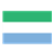 Sierra Leone Flag Color PNG