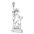 Statue of Liberty Line PNG
