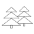 Two Trees Line PNG