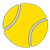 Yellow Tennis Ball Color PNG