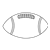 Football 2 Line PNG