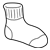 Gray Sock Line PNG