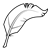Gray Feather Line PNG
