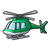 Green Helicopter Color PDF