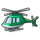Green Helicopter 