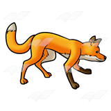 Sniffing Fox