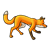 Sniffing Fox Color PNG