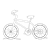 Blue Bicycle Line PNG