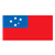 Samoa Flag Color PDF