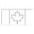 Canada Flag Line PNG