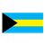 The Bahamas Flag Color PNG