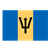 Barbados Flag Color PNG