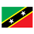 Saint Kitts and Nevis Flag Color PDF