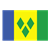 Saint Vincent and the Grenadines Flag Color PNG