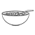 Red Bowl of Cereal Line PNG
