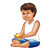 Boy Holding Sand Color PDF