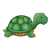 Green Turtle Color PDF