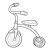 Red Tricycle Line PNG