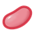 Red Jelly Bean Color PNG