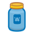 Blueberry Jar Color PNG