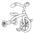 Tricycle Line PNG