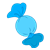 Round Blue Candy Color PNG