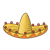Yellow Sombrero Color PNG