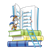 Mouse on Books Color PNG