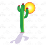 Cactus with Sun