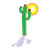 Cactus with Sun Color PNG