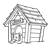 Doghouse Line PNG