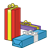 Three Gifts Color PNG