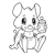 Baby Mouse Line PNG