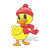 Winter Duck Color PNG