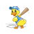 Baseball Duck Color PDF