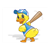 Baseball Duck Color PDF