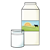 Milk Carton Color PNG