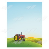 Tractor on a Hill