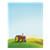Tractor on a Hill Color PNG