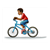 Boy Riding Blue Bike Color PDF