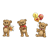 Three Bears Color PNG