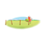 Field with a Barn Color PNG