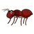 Dark Brown Ant Color PNG