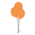 Orange Balloons Color PDF